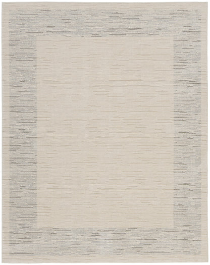 Nourison Home Andes AND05 Ivory Grey Contemporary Power-loomed Rugs
