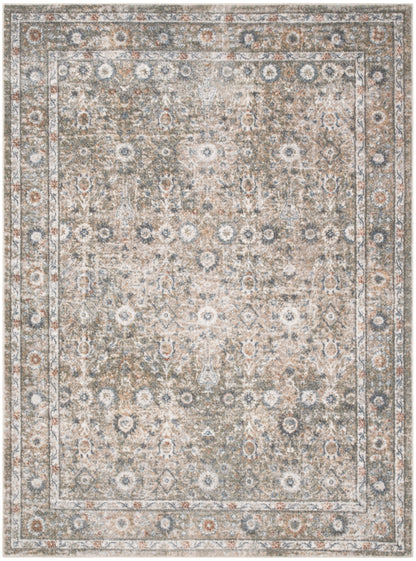 Nourison Home Astra Machine Washable ASW16 Gold Grey Traditional Power-loomed Rug