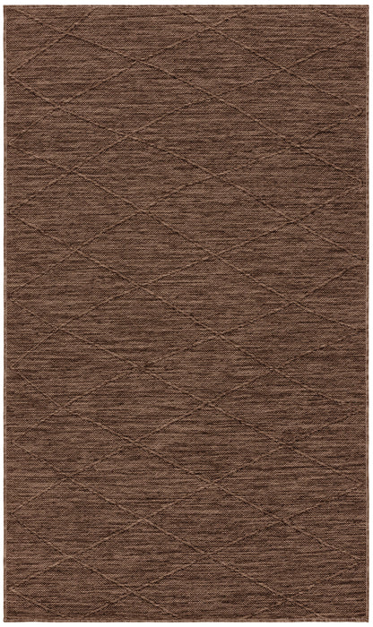 Nourison Home Washable Solutions WSL01 Mocha Contemporary Power-loomed Rug