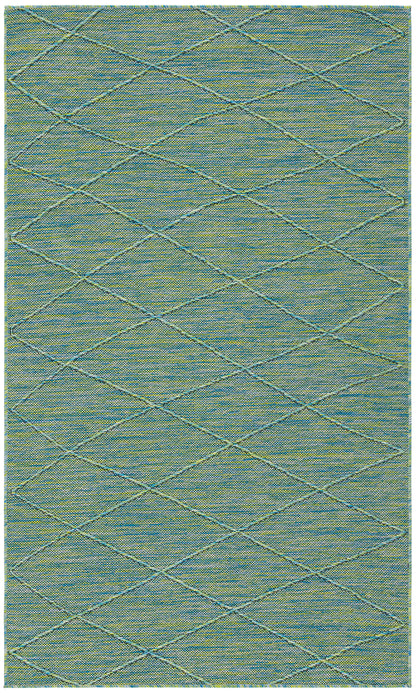 Nourison Home Washable Solutions WSL01 Blue Green Contemporary Power-loomed Rug