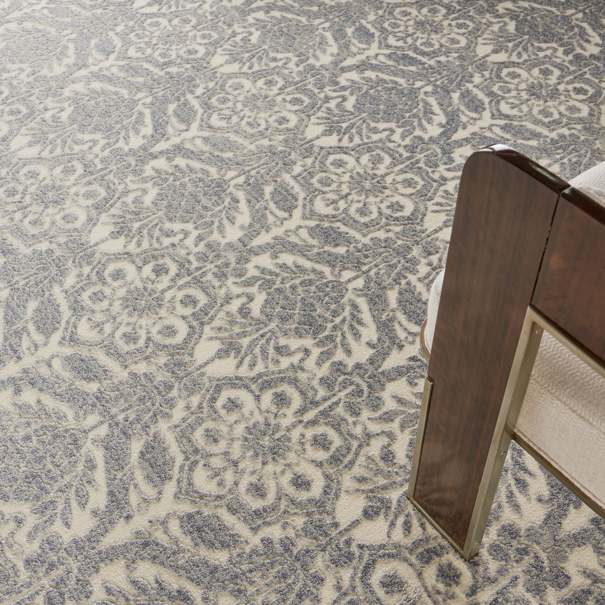 Nourison Home Sahara  Ivory Platinum  Transitional