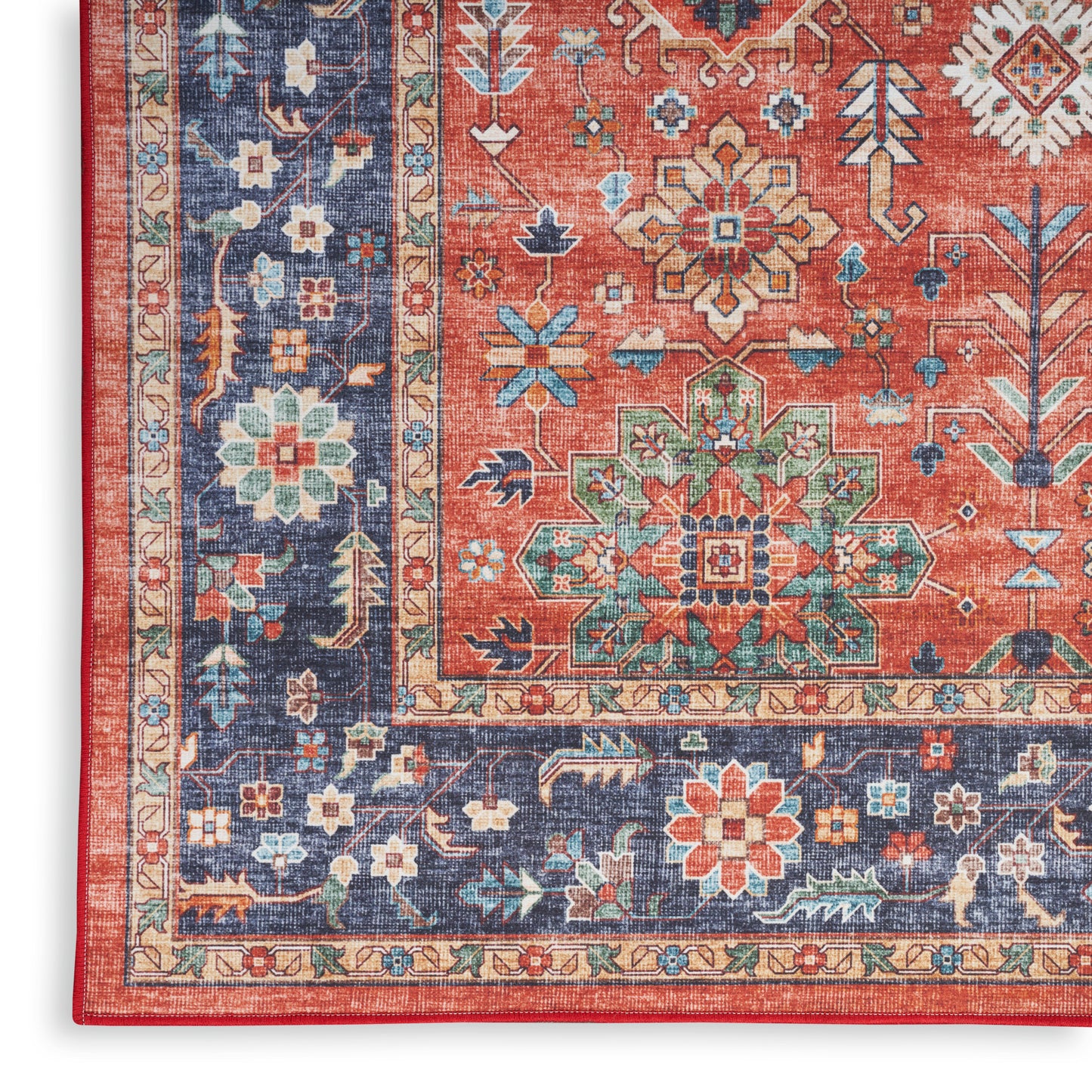 Nourison Home Fulton  Rust  Traditional