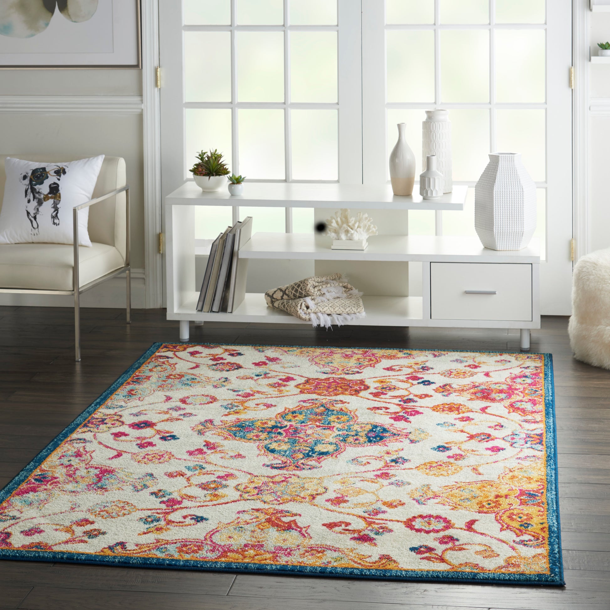 Nourison Home Persian Vintage  Ivory Multi  