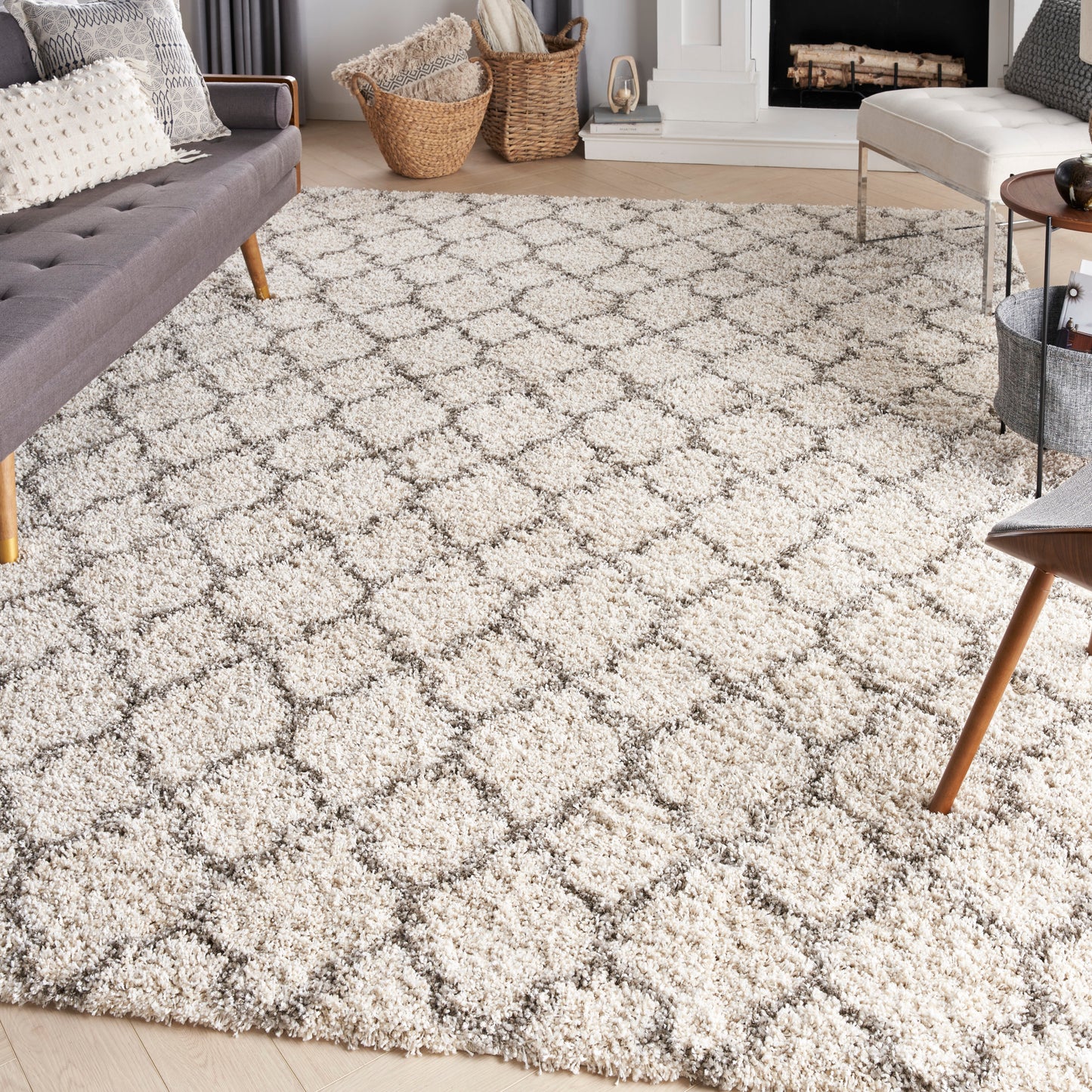 Nourison Home Amore  Cream  Contemporary