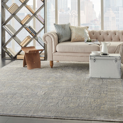 Nourison Home Lustrous Weave  Grey Beige  