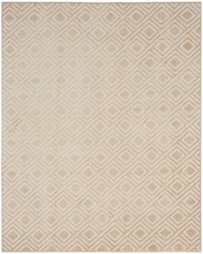 Nourison Home Care Free CAF03 Beige Contemporary Loom-woven Rug