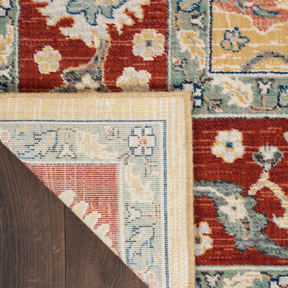 Nourison Home Parisa  Gold Brick  Traditional