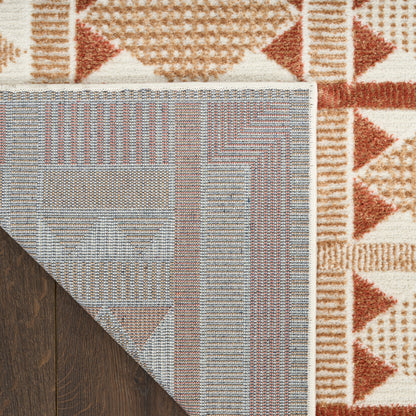 Nourison Home Nordic  Rust  Contemporary