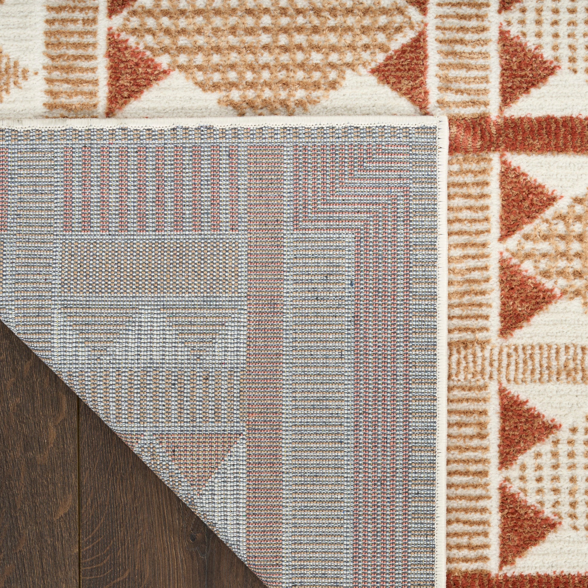 Nourison Home Nordic  Rust  Contemporary