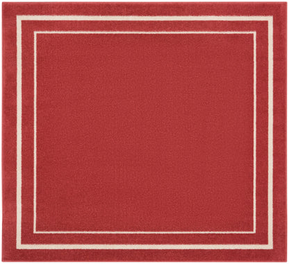 Nourison Home Nourison Essentials NRE02 Brick Ivory Contemporary Power-loomed Rug