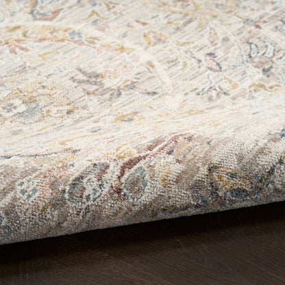 Nourison Home Antique Fusion  Light Grey  Traditional