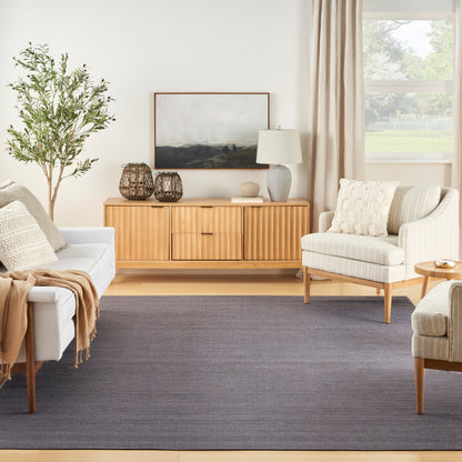 Nourison Home Washable Essentials  Navy  Contemporary