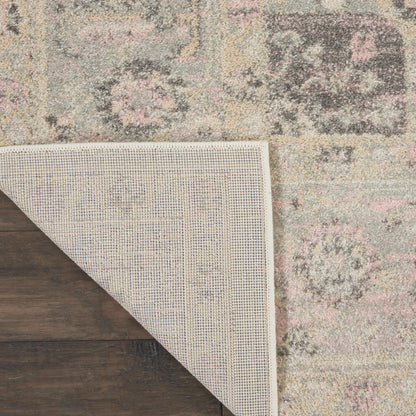 Nourison Home Tranquil  Ivory Pink  Transitional