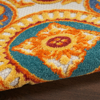 Nourison Home Aloha  Multicolor  Contemporary