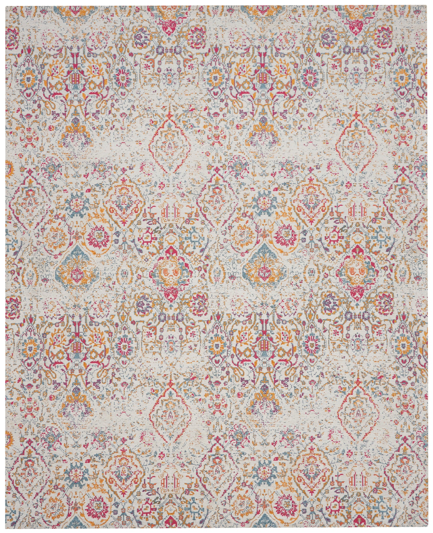 Nourison Home Damask  Multicolor  Transitional