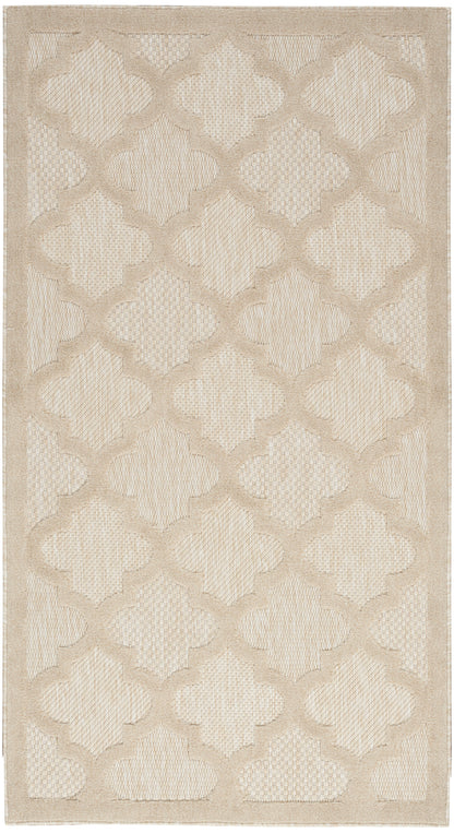 Nourison Home Easy Care NES01 Cream Contemporary Flat Weave Rug