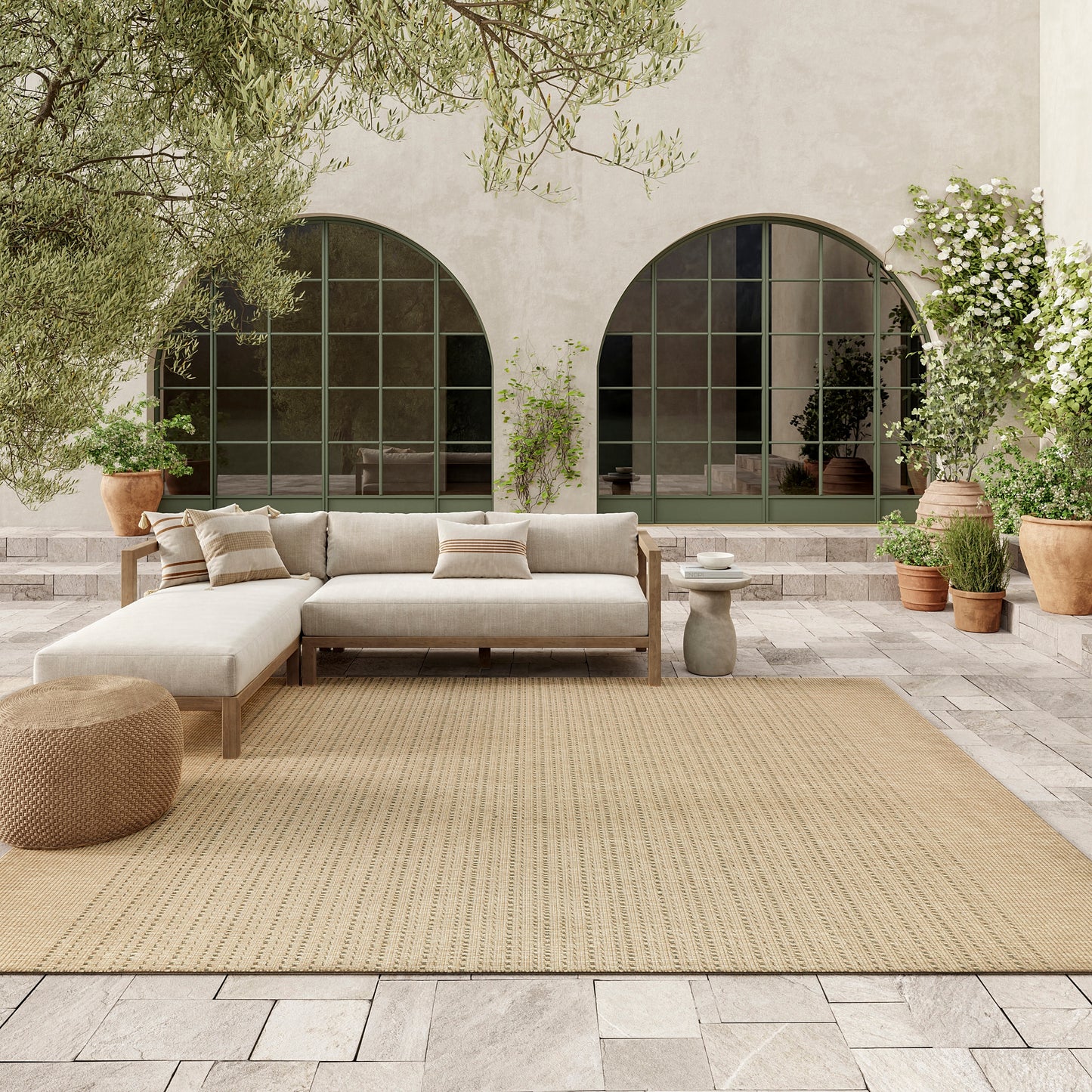 Nourison Home Tulum  Taupe  Contemporary