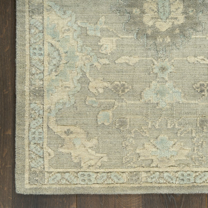 Nourison Home Ravello  Grey Blue  Traditional