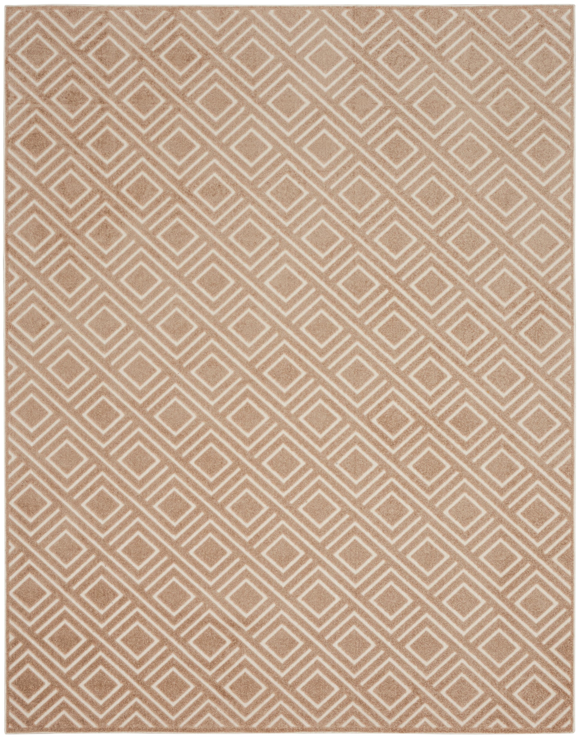 Nourison Home Care Free  Brown  Contemporary