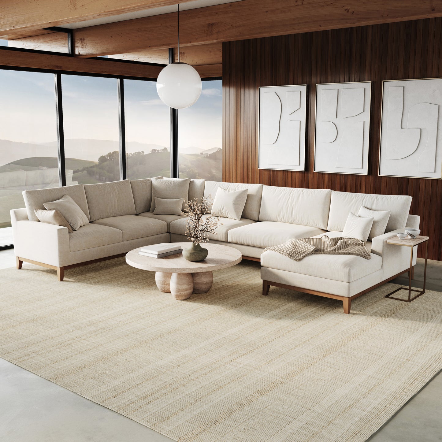 Nourison Home Embrace  Ivory  Contemporary