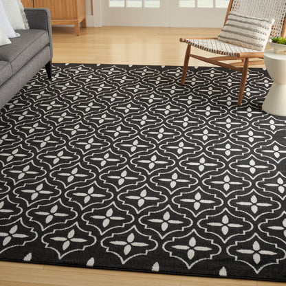 Nourison Home Nourison Essentials  Black Ivory  Contemporary