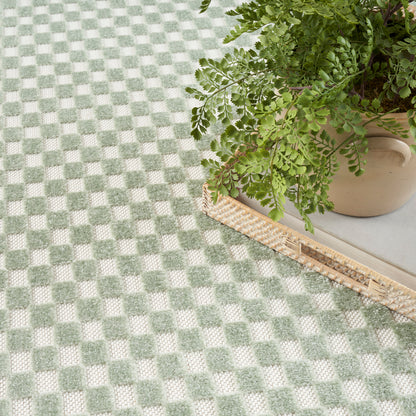 Nourison Home Care Free  Green  Contemporary