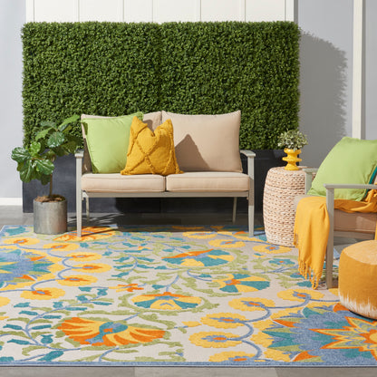 Nourison Home Aloha  Multicolor  Contemporary