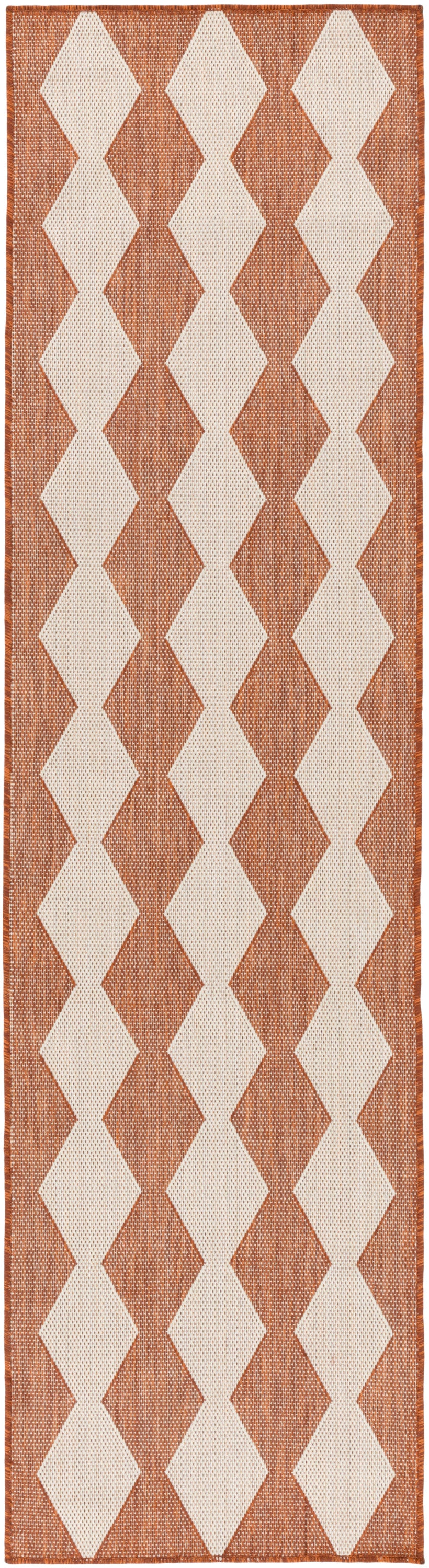 Nourison Home Positano POS04 Terracotta Contemporary Power-loomed Rug