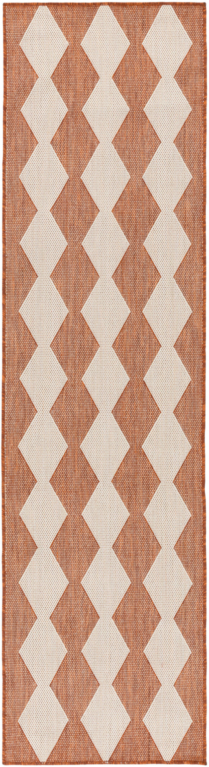 Nourison Home Positano POS04 Terracotta Contemporary Power-loomed Rug