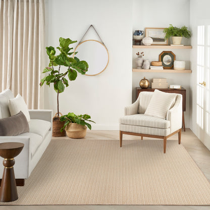 Nourison Home Tulum  Cream  Contemporary