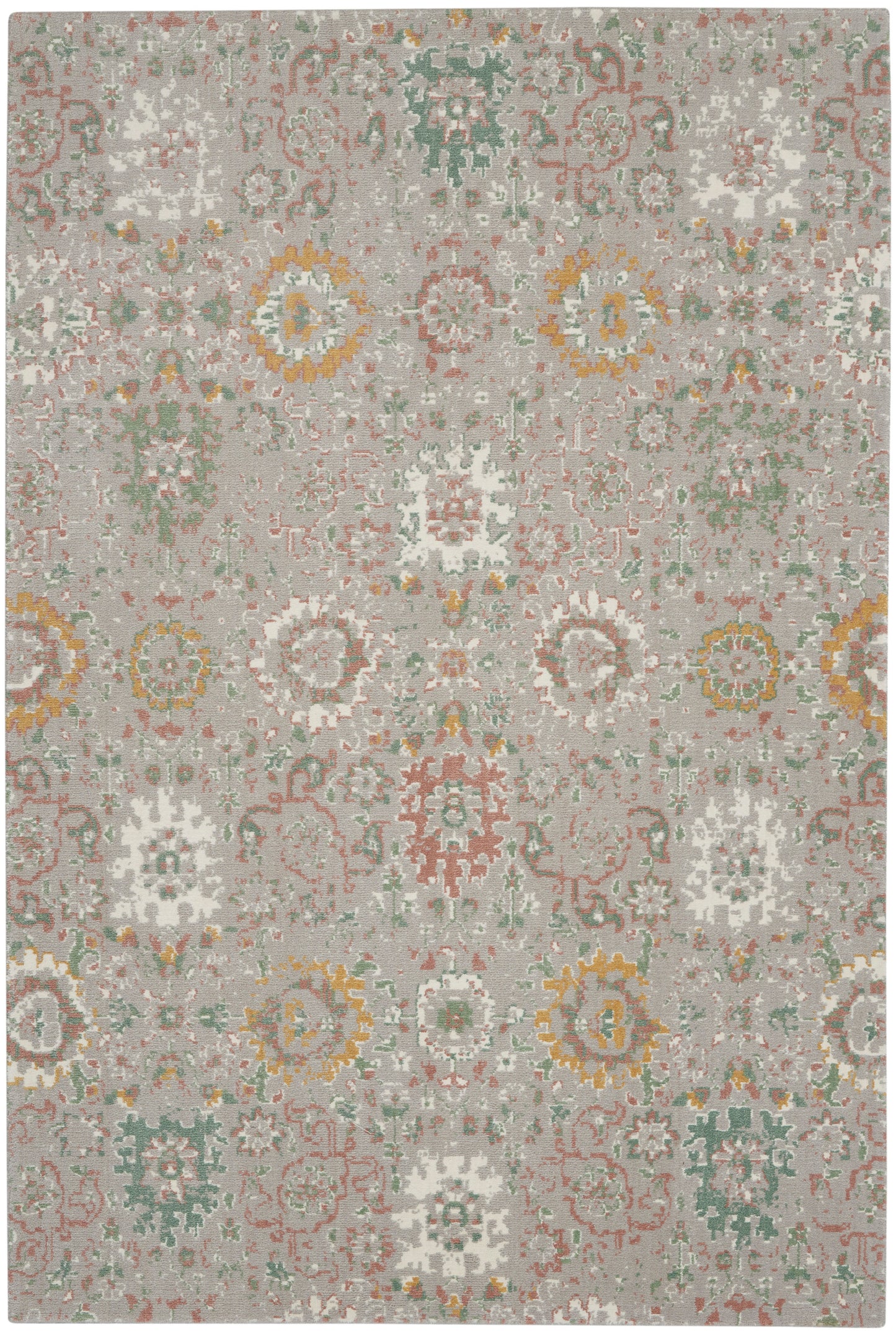 Nourison Home Twilight TWI13 Grey Multicolor Transitional Power-loomed Rug