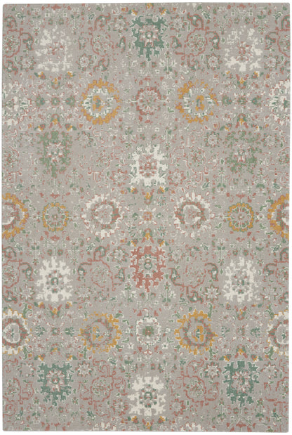 Nourison Home Twilight TWI13 Grey Multicolor Transitional Power-loomed Rug