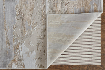 Feizy Laina  Beige Gray Transitional/Industrial/Casual