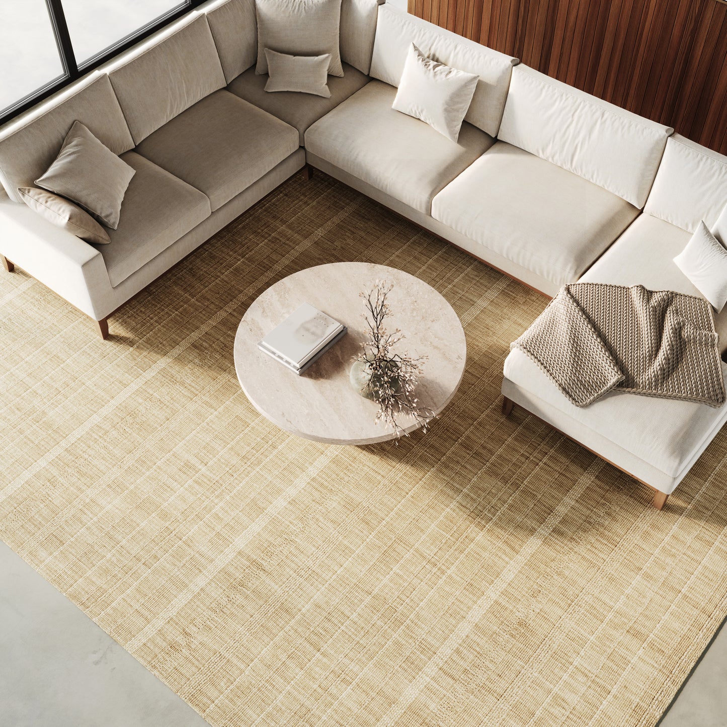 Nourison Home Embrace  Taupe  Contemporary