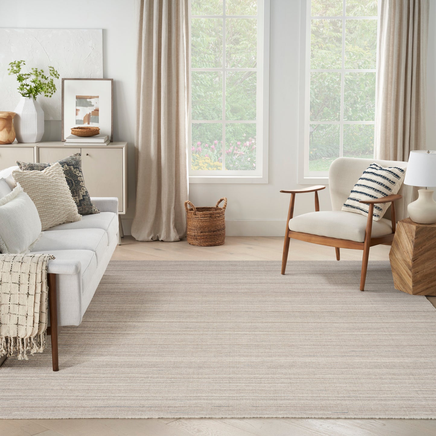 Nourison Home Interweave  Grey  Contemporary
