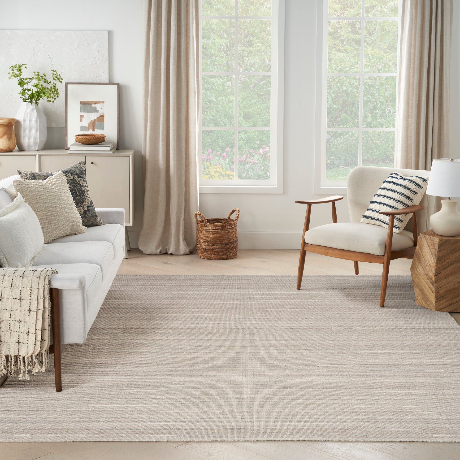 Nourison Home Interweave  Grey  Contemporary