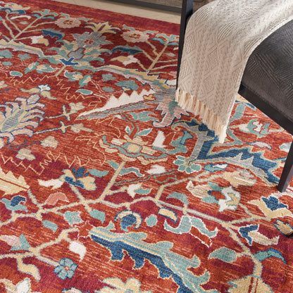 Nourison Home Parisa  Brick  Traditional