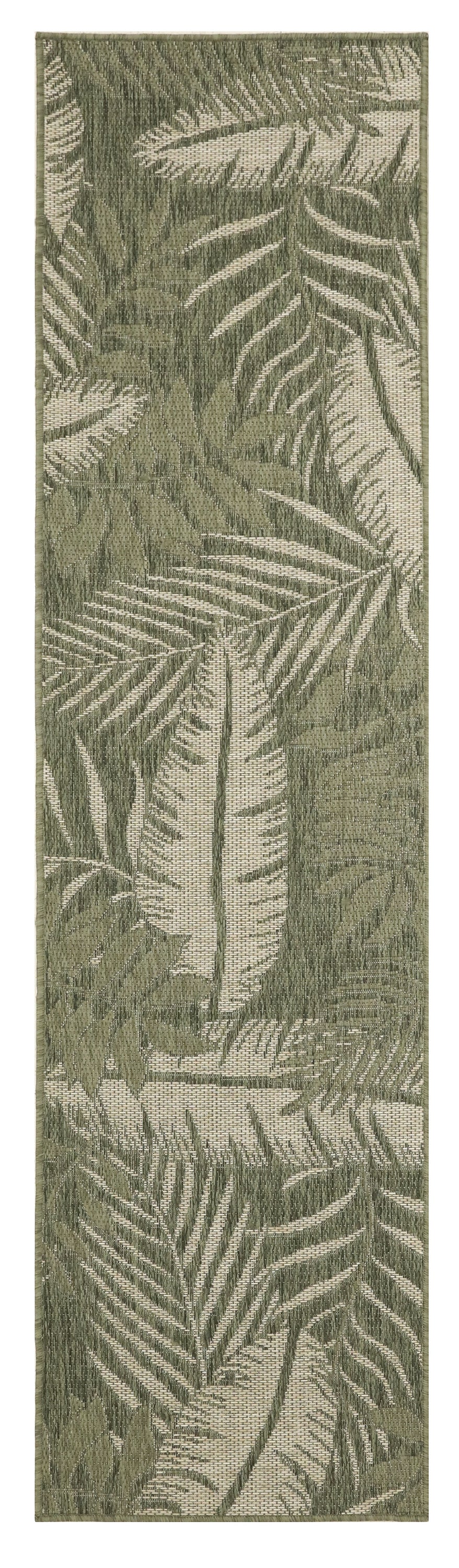 Nourison Home Garden Oasis GOA02 Green Ivory Contemporary Power-loomed Rug