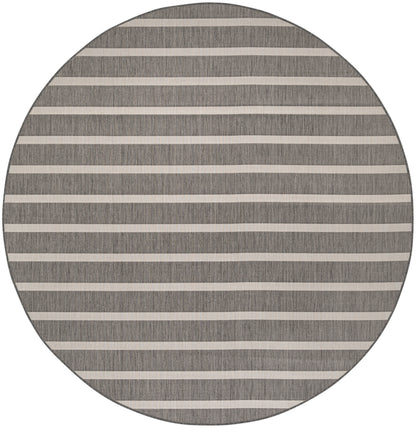 Nourison Home Positano POS03 Charcoal Ivory Contemporary Power-loomed Rug