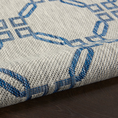 Nourison Home Country Side  Ivory Blue  Transitional