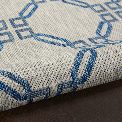 Nourison Home Country Side  Ivory Blue  Transitional