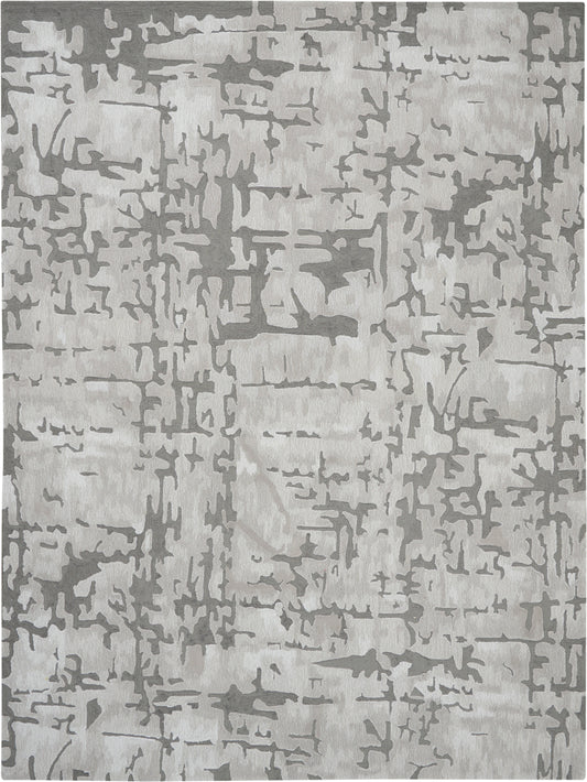 Nourison Home Symmetry  Ivory Taupe  Contemporary