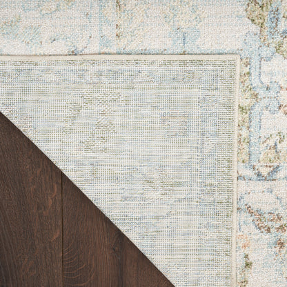 Nourison Home Astra Machine Washable  Blue Green  Traditional