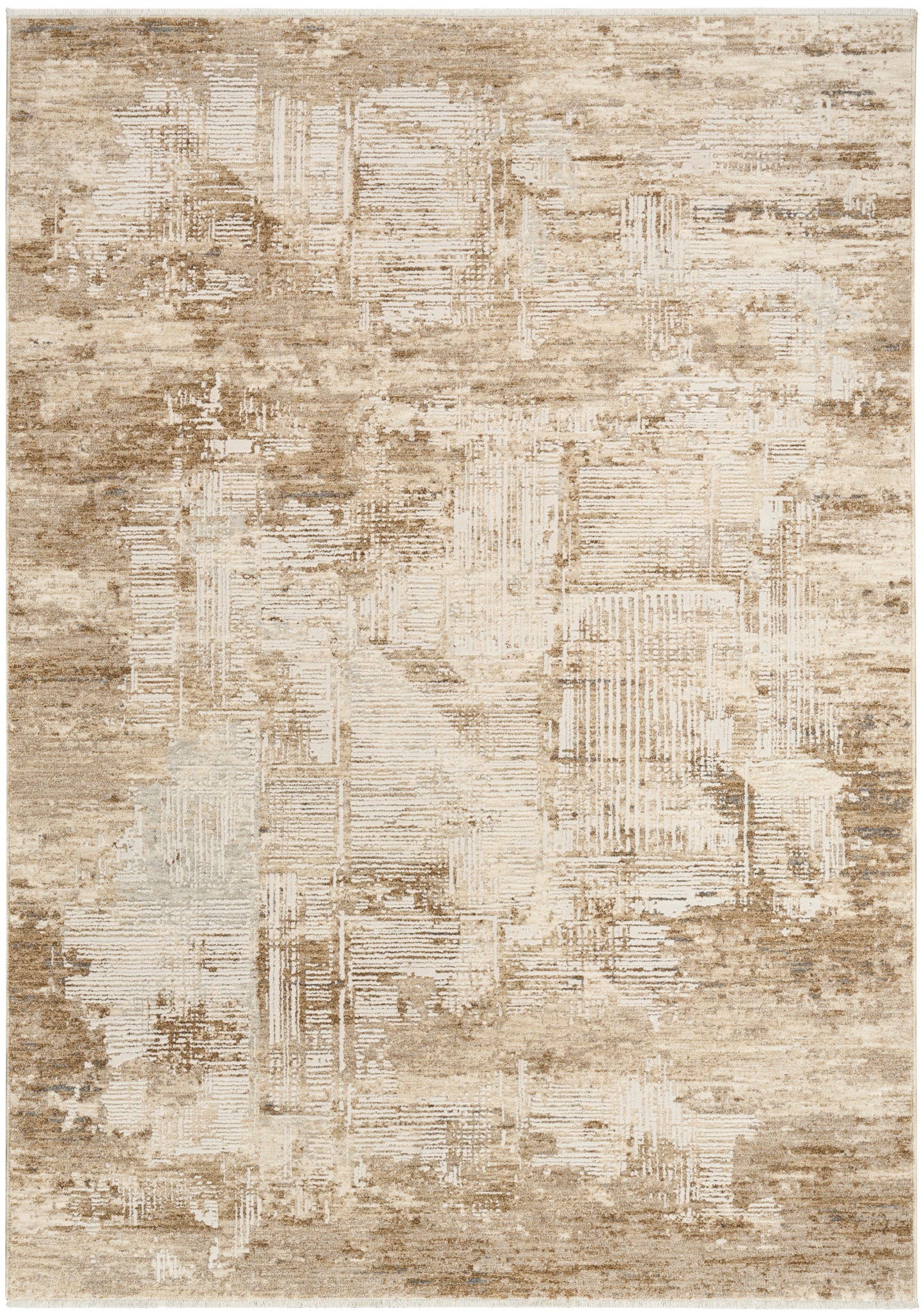 Calvin Klein CK078 Summit SUM02 Mocha Ivory Contemporary Machine Woven Rug