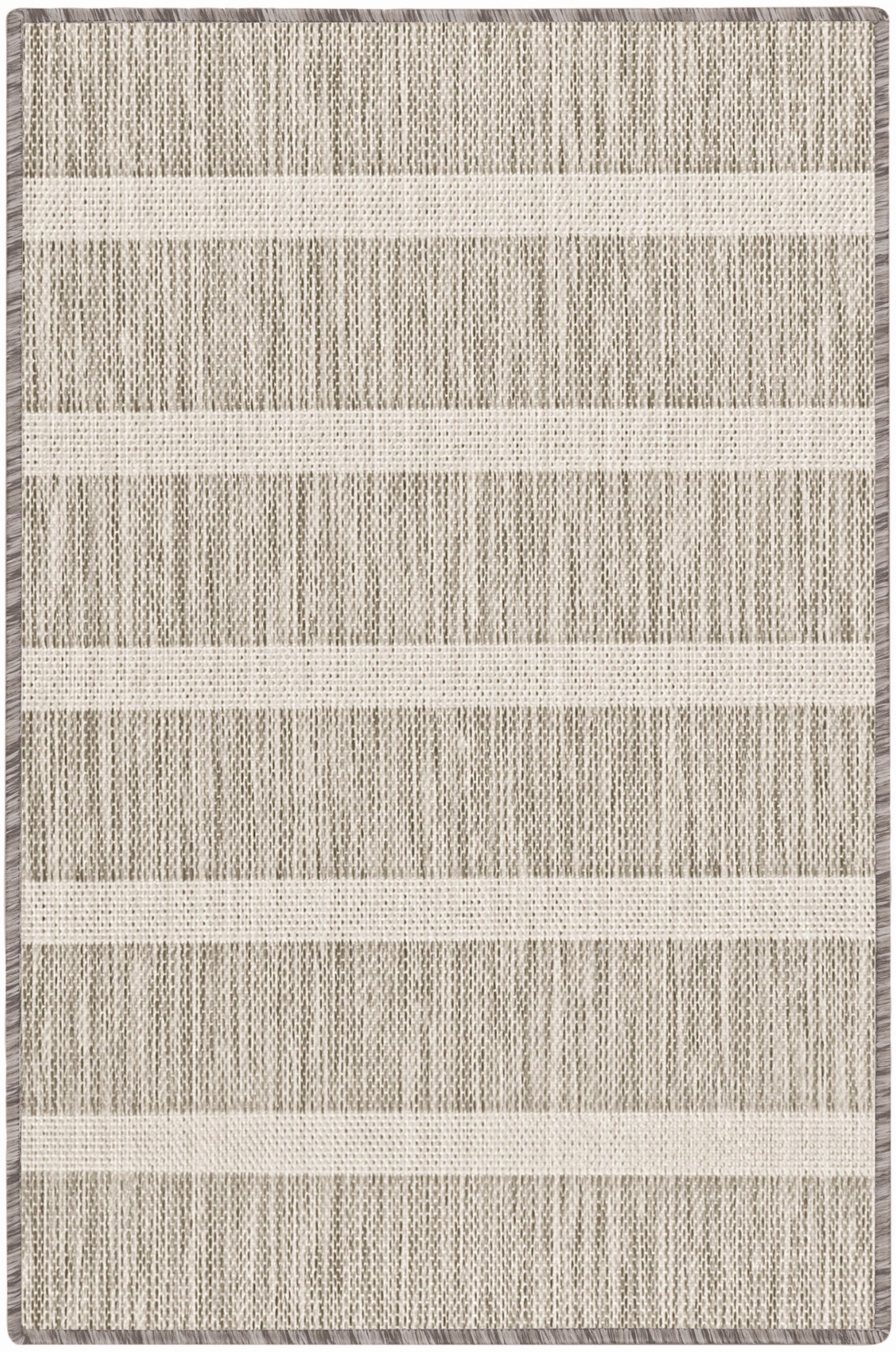 Nourison Home Positano POS03 Grey Ivory Contemporary Power-loomed Rug