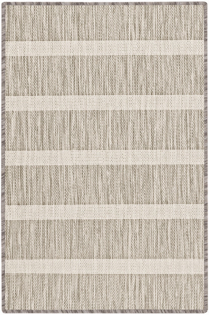 Nourison Home Positano POS03 Grey Ivory Contemporary Power-loomed Rug
