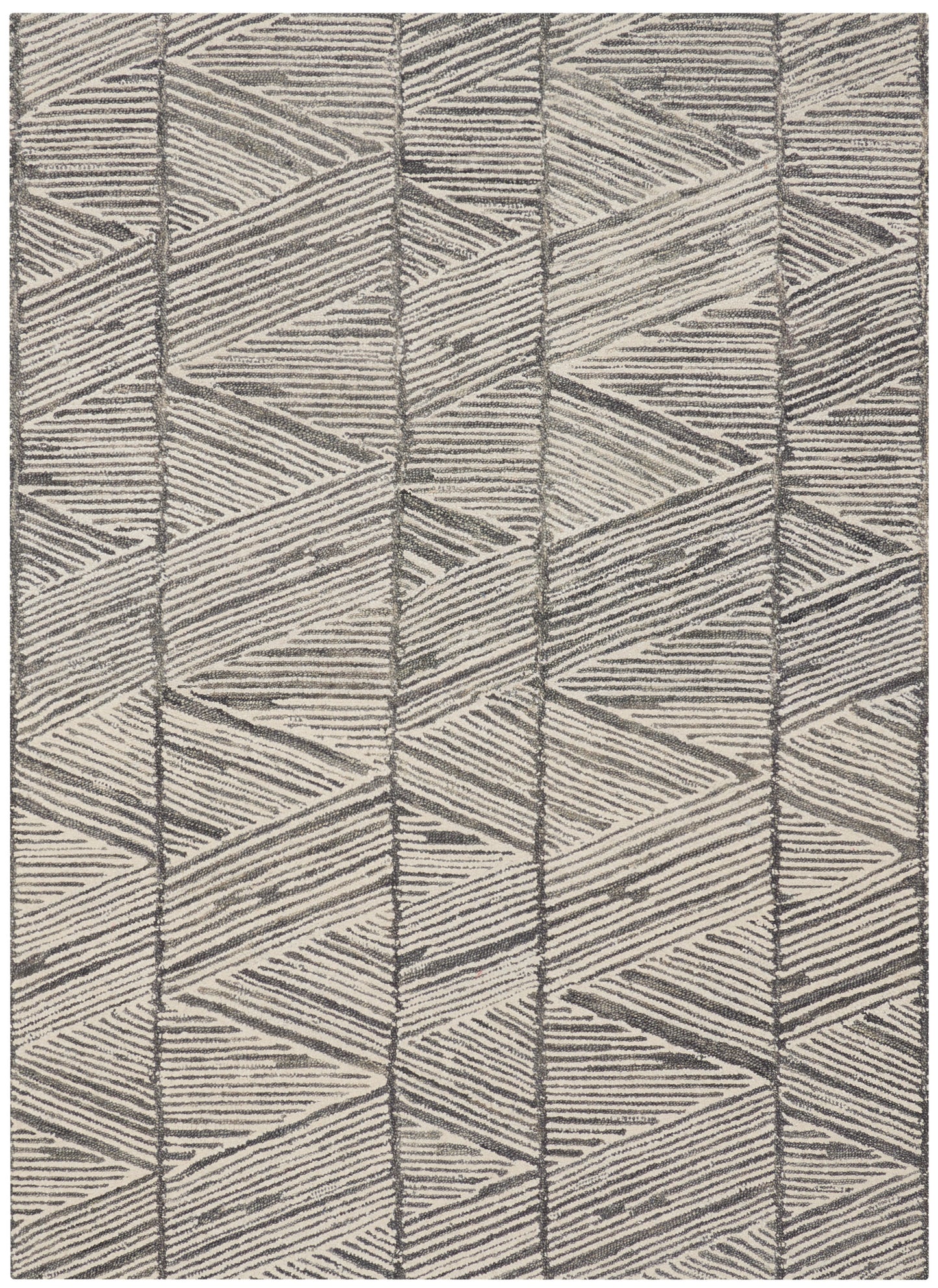 Nourison Home Colorado CLR01 Grey White Contemporary Tufted Rug