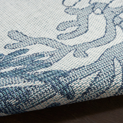 Nourison Home Garden Oasis  Blue  Contemporary