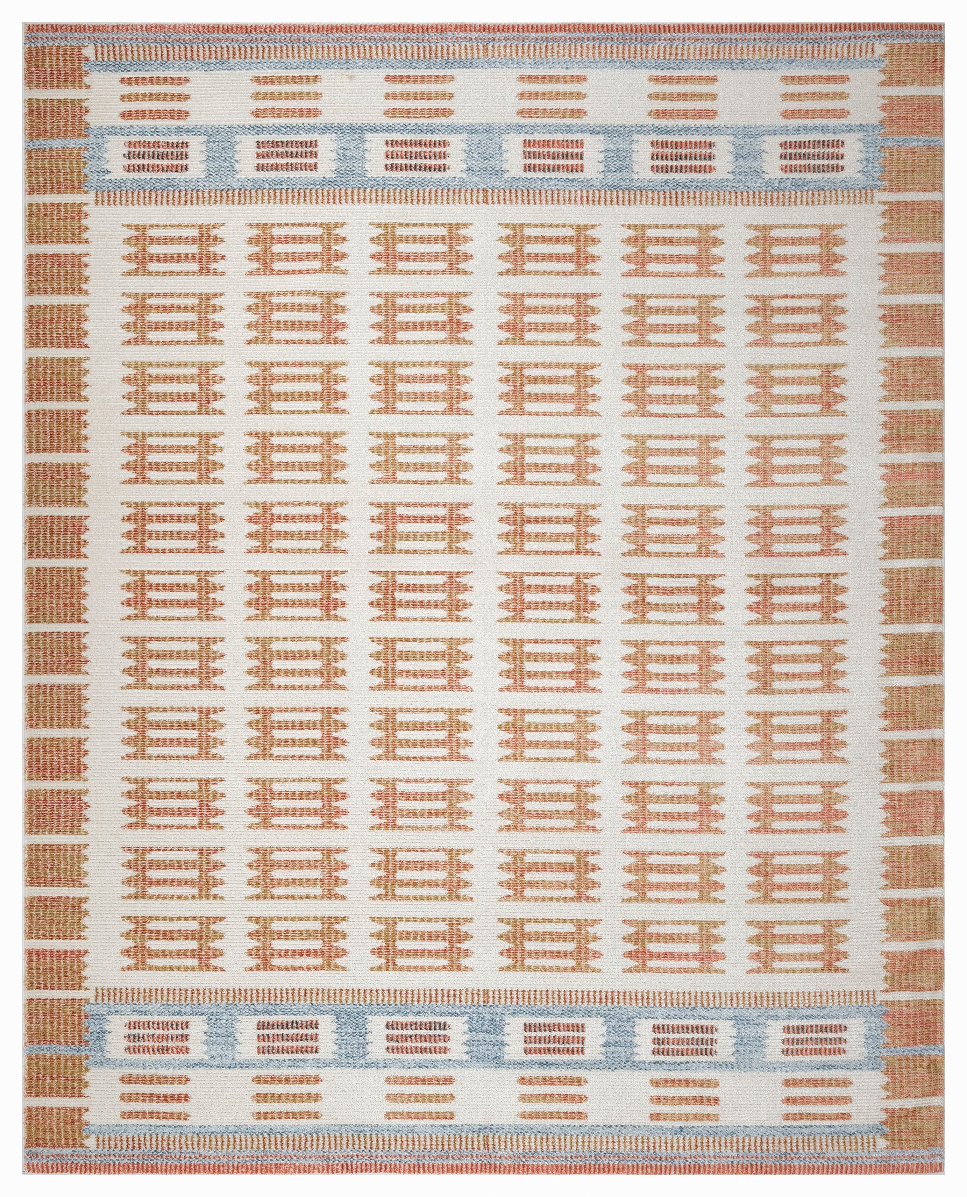 Nourison Home Nordic  Ivory Rust  Contemporary