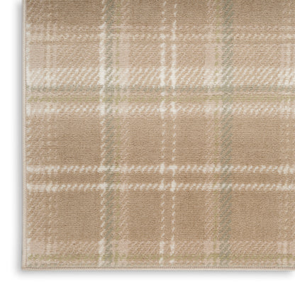 Nourison Home Grafix  Taupe  Contemporary